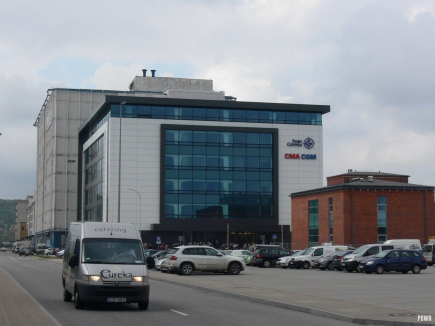 Nowa siedziba spółki CMA-CGM (dawna PZKB) przy ul. Polskiej.