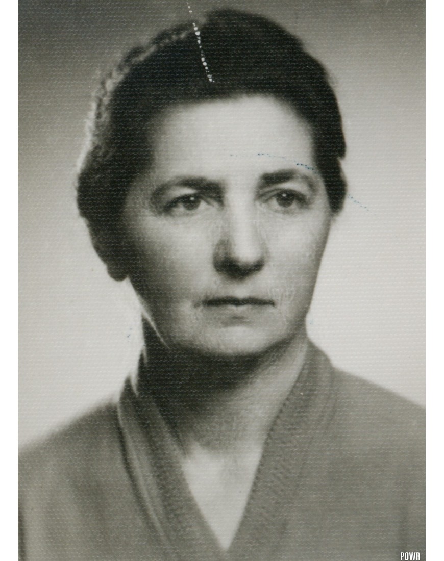 Dora Lewin dyrektor oddziału w latach 1951-56 i w roku 1958.